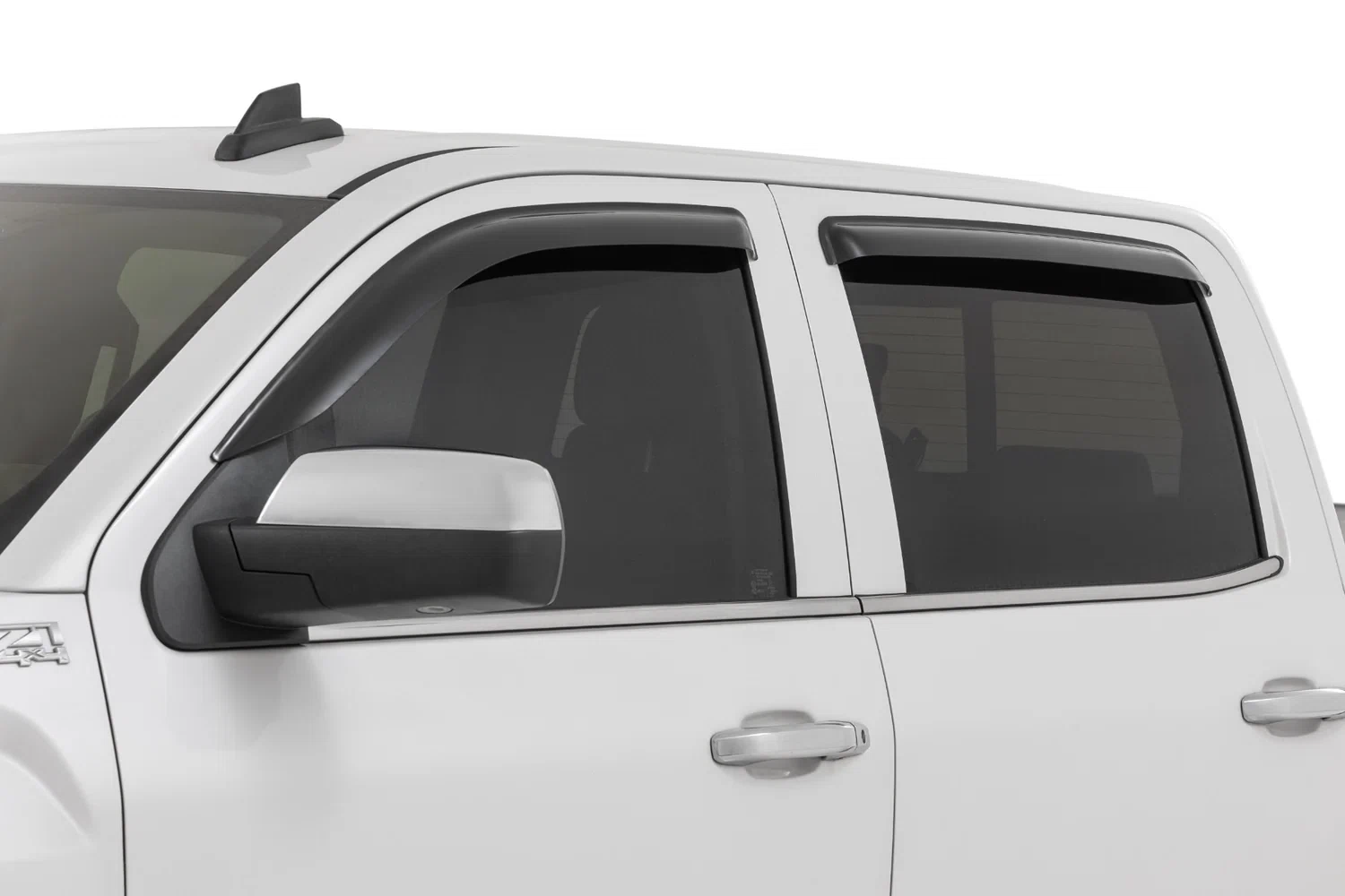 Side Window Deflectors - Tape Rain Guard - Chevy_GMC 1500_2500HD_3500HD 2WD_4WD